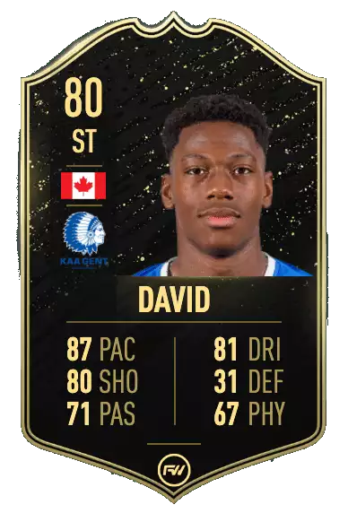 Jonathan David 1 jonathan david totw fifa 20
